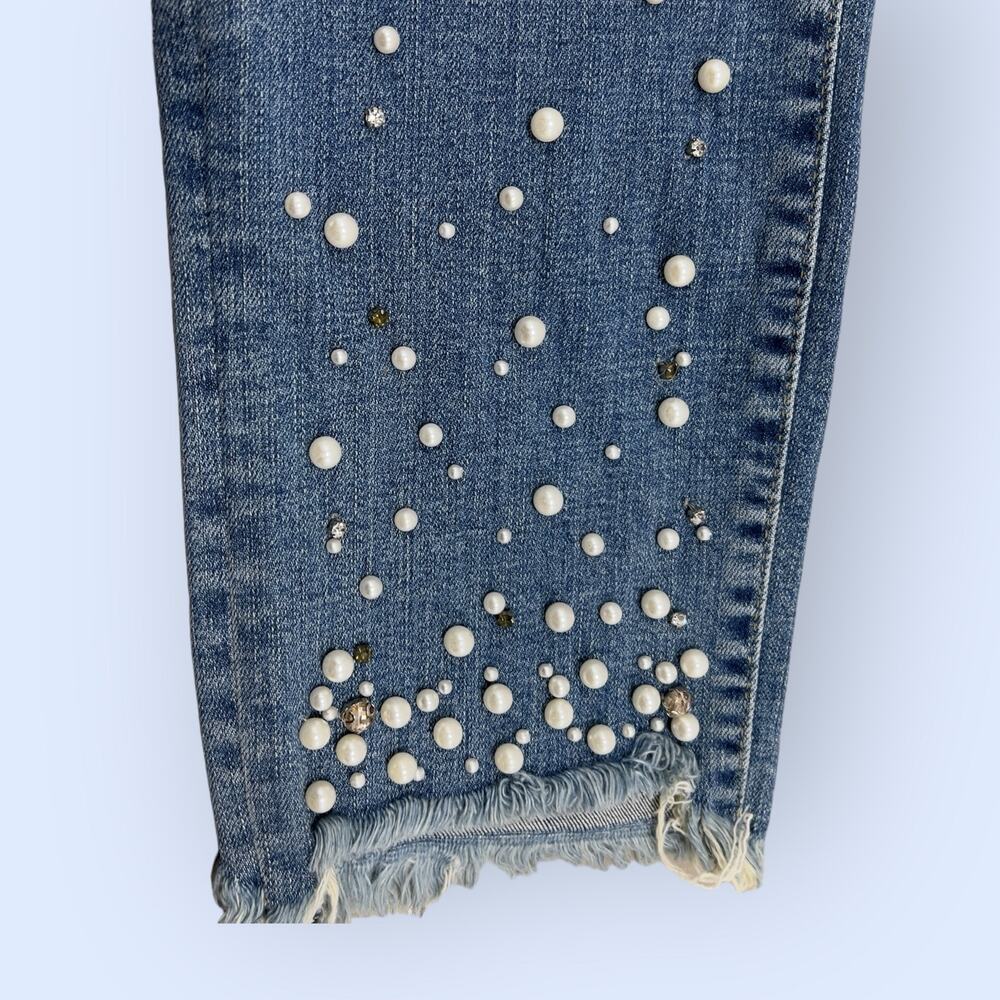 Anthropologie Pilcro And The Letterpress pearl  Hyphen Jeans size 25 - Picture 12 of 13
